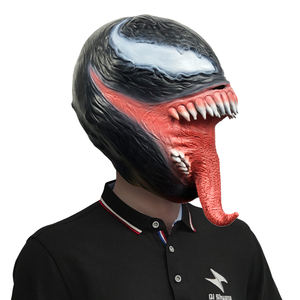 Topeng Deadpool Wade Winston Wilson alat peraga Cosplay Halloween, topeng pesta pahlawan super, topeng lateks - Product Image 1