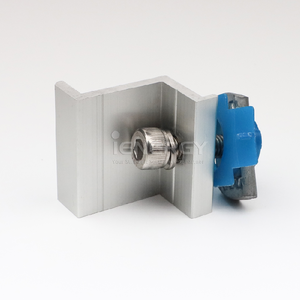 Connecteur de bord de pince de <span class=keywords><strong>fixation</strong></span> de module PV pour système de montage de <span class=keywords><strong>panneau</strong></span> <span class=keywords><strong>solaire</strong></span> PV de <span class=keywords><strong>tuile</strong></span> en métal et de toit plat - Product Image 5
