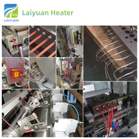 Cartouche chauffante cylindrique Laiyuan 110V 220V 230V 380V 100W 300W 500W 800W pour machines de scellage