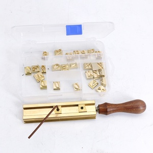 Máquina de Estampado en Caliente Personalizada con Sello de Latón para Alfabeto, Números y Símbolos, Molde para Grabado de Letras, Impresión y Grabado en Cuero - Product Image 2