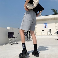 Shorts de bain amples pour femmes grandes tailles, imperméables, respirants, séchage rapide, écologiques, brodés, finition colorée brossée