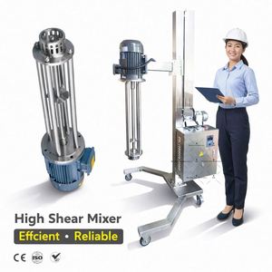 เครื่องผสมครีมอิมัลซิไฟเออร์สำหรับแชมพู ความหนืดสูง สแตนเลส 304 316L เครื่องผสมแบบแรงเฉือนสูง - Product Image 1