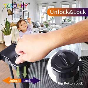 Nouvelles portes rétractables innovantes porte de barrière pour bébé porte de sécurité porte pour chien porte de bébé en PVC pour escaliers - Product Image 3