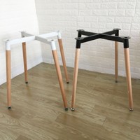 Fabricant Fournisseur Pieds de canapé en bois de remplacement Accessoires de meubles Pieds coniques en bois pour canapé