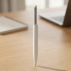 Penna a Sfera in Alluminio Riciclato Senza Marca, Collezione Blanca con Inchiostro Blu, Modello 107915-1 - Product Image 2