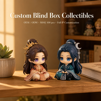 Figurines d'action miniatures en PVC sur mesure OEM, ensemble de jouets de dessin animé, modèle ODM, boîte couleur, jouets de créateur