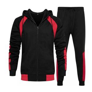 Trajes Deportivos de Invierno para Hombre, 2 Piezas, de Alta Calidad, Transpirables, Casuales, Sólidos, Personalizados, de Poliéster/Algodón, Último Modelo 2026 - Product Image 1