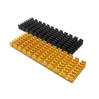 Disipador de calor de aluminio de alta calidad, 70x22x6MM, chip de placa base M2 2280, Enfriador de disco duro de estado sólido