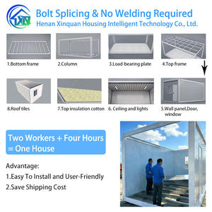 豪华两层可拆卸集装箱房屋厂家直销预制住宅可重复使用临时安置 - Product Image 5