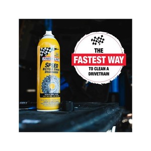 Dégraissant pour chaîne de vélo Finish Line Speed 558ml, pulvérisateur turbo, séchage rapide, sans résidus - Product Image 2