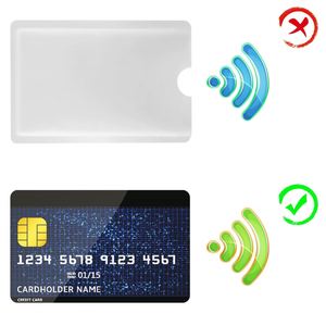 Fundas Protectoras para Tarjetas de Crédito de Aluminio con Logotipo Personalizado, Bloqueador de Señal, 6.1x9.3CM, Bogia - Product Image 4