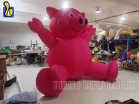 Ballons gonflables géants personnalisés en forme de cochon rose pour la publicité H3100