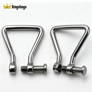 <span class=keywords><strong>Manille</strong></span> de fixation en acier inoxydable 316 pour sangles de 1 pouce, connecteur léger de qualité marine, quincaillerie d'arrimage antirouille - Product Image 1