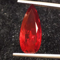 Lot de grandes pierres précieuses rares pour la fabrication de bijoux, 8 carats, mozuque naturelle, rouge, rubis, ample, haut de gamme,