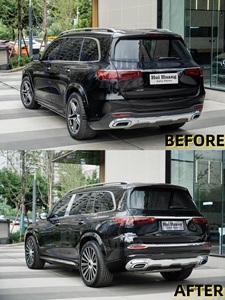 Nuevas piezas de parachoques de coche para Mercedes Benz X167 GLS <span class=keywords><strong>SUV</strong></span> 2020 2021 2022 2023 Facelift a GLS600 <span class=keywords><strong>Maybach</strong></span> modelo con rejillas de parachoques - Product Image 5