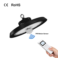 Luminaria LED UFO Inteligente con Sensor, Regulable de 0-10V, IP65, Forma Redonda, 100W 150W 240W, para Iluminación Industrial de Centros de Distribución