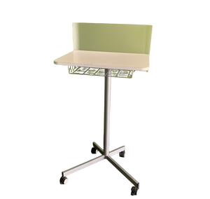 Table de bureau mobile professionnelle réglable avec roulettes pour poste de travail de bureau et mobilier scolaire éducatif - Product Image 1