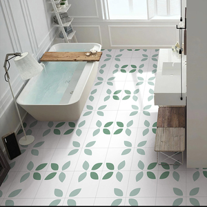 Jorunns Plastic Vinyl <strong>Stick</strong> <strong>on</strong> <strong>Floor</strong> <strong>Tiles</strong> <strong>Kitchen</strong> Bathroom Waterproof Pill and <strong>Stick</strong> <strong>Floor</strong> <strong>Tiles</strong> - Product Image 6