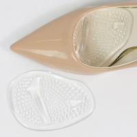 Coussinets en gel pour l'avant-pied Coussins pour prévenir les callosités Coussinets antidérapants pour l'avant-pied Coussinets pour chaussures intérieures