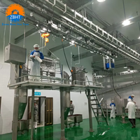 Abattoir casher pour bovins avec équipement de transformation de la viande de veaux