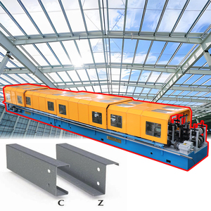 Machine de profilage à grande vitesse CZ avec contrôle PLC pour profilés de plafond et poutres de toiture – Machine de profilage de poutres CZ - Product Image 1