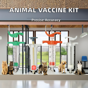 <span class=keywords><strong>Jeringa</strong></span> veterinaria reutilizable <span class=keywords><strong>de</strong></span> acero inoxidable para mascotas Vacuna animal y <span class=keywords><strong>aguja</strong></span> <span class=keywords><strong>de</strong></span> tratamiento <span class=keywords><strong>de</strong></span> alimentación - Product Image 2