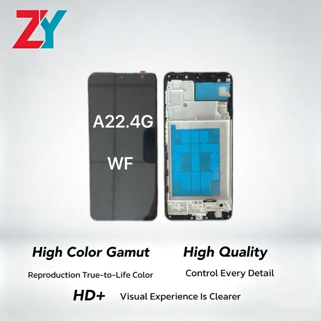 For A22.4G Frame In-cell LCD Smartphone Screen Digitizer Assembly 6.4" High Definition Wide Color Gamut 1 Year Warranty