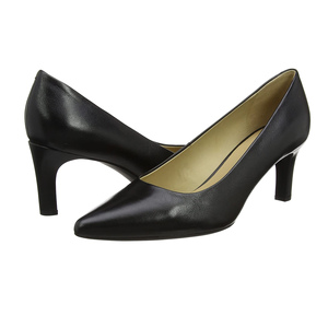 Zapatos de Tacón Bajo de Piel de Primera Calidad con Punta en Pico, Zapatos de Oficina Cómodos con Tacón Mediano, Color Sólido, para Toda Temporada - Product Image 5