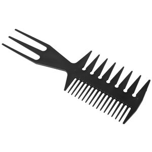 Factory Direct Sale 3 in 1 <b>Men</b> Oil Head Styling <b>Hair</b> <b>Comb</b> Plastic Wide and Fine Tooth <b>Comb</b> Custom Logo <b>Hair</b> Cutting Barber <b>Comb</b> - Product Image 4