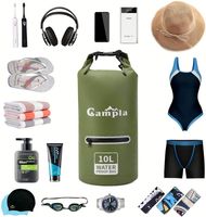 Mochila Impermeable de Alta Resistencia, Bolsa Seca Enrollable para Viajes, Kayak, Rafting, Navegación, Senderismo, Camping, Deportes Acuáticos