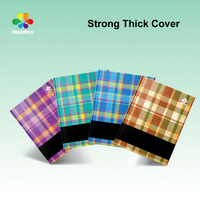 Cahier d'exercices durable à reliure cousue, couverture souple, impression plastifiée, pour usage scolaire, OEM