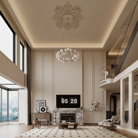 Service de design d'intérieur de villa de luxe à la française, rendu 3D et projet clé en main, solution architecturale personnalisée tout-en-un