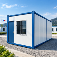Maison conteneur moderne préfabriquée en kit, bureau de chantier modulaire pour projet d'hébergement de travailleurs de chantier