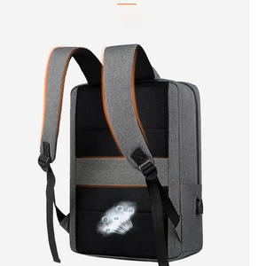 Sac à dos d'affaires portable imperméable en Oxford avec logo personnalisé, sac à dos décontracté pour étudiants, ordinateur portable 15,6 pouces, sac à dos avec charge USB - Product Image 4