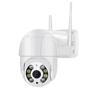 3MP 5MP 2K Super Mini PTZ Wifi Camera H.265 Wireless/Wired IP Camera 4x Digital Zoom Auto Tracking AI Human Detection V380pro
