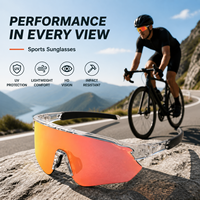 Lunettes de soleil de cyclisme Somta : Créez votre propre marque – Monture TR90, réduction de l'éblouissement, pour vélo de route et VTT, coupe-vent