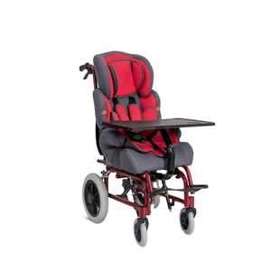 Bicicleta Eléctrica Manual Reclinable con Respaldo Alto de Aleación de Aluminio con Freno en U para Niños y Adultos con Parálisis Cerebral - Product Image 1