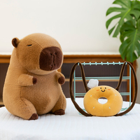 Vente chaude de haute qualité Capybara doux poupée sac à dos eau cochon d'inde en peluche mignon gros Capybara