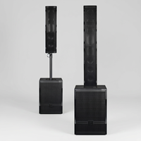 Système de sonorisation professionnel SP85K avec enceinte colonne de 15 pouces, DSP, design étanche pour concerts, DJ, scènes, son stéréo/surround