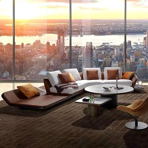 Italiaanse Minimalistische <span class=keywords><strong>Ferrari</strong></span> Doek Sofa Set Voor Grote Appartement Boog Hoek Speciale-Vormige Combinatie Voor Woningmeubilair Dilraba - Product Image 4