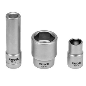 Yato <b>Impact</b> <b>Socket</b> Set 1/2 In Cr-V Steel 3-Piece Auto Repair Tool YT-17525 - Product Image 1