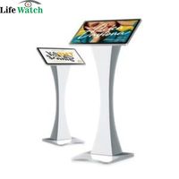Kiosco LCD Interactivo Inteligente de Autoservicio con Pantalla Táctil de 22, 24 y 27 Pulgadas, 4K, IP55, con Sistema Operativo Android o Windows, para Interiores