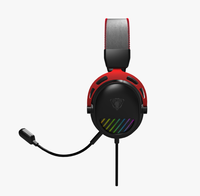 Headset Gaming Komputer Berkabel dengan Pencahayaan RGB Statis, Suara Berkualitas Studio, dan Kontrol Tombol untuk Gamer