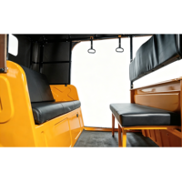 Tuk-tuk électrique, auto-rickshaw, véhicule électrique à 3 roues, Ke Ke électrique, tricycle électrique, E-rickshaw, Bajaj TVS, 3 rangées de sièges