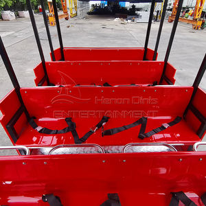สวนสนุกขี่ที่มีคุณภาพสูงอุปทานจีนเด็กและผู้ใหญ่56ที่นั่งท่องเที่ยวรถไฟ Trackless สำหรับขาย - Product Image 6