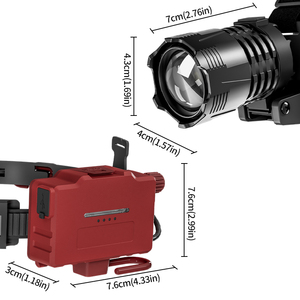 30W XHP70 Lumen élevé 1000m <span class=keywords><strong>interrupteur</strong></span> rotatif <span class=keywords><strong>de</strong></span> <span class=keywords><strong>phare</strong></span> extérieur en alliage d'aluminium capteur <span class=keywords><strong>phare</strong></span> <span class=keywords><strong>avec</strong></span> crochet casque lumière <span class=keywords><strong>de</strong></span> <span class=keywords><strong>travail</strong></span>. - Product Image 6