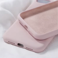 Coque de protection souple en silicone liquide ultra-fine, respectueuse de la peau, pour iPhone 17 16 15 Pro Max – Housse de protection quotidienne pour appareil mobile