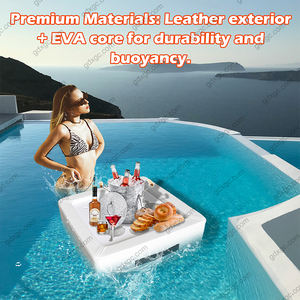 Floating Spa Whirlpool Bar Getränk Essen Tisch Erfrischung Tablett Pool oder Beach Party Float Lounge Durable Foam - Product Image 4