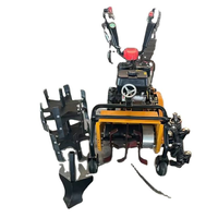 Désherbeuse agricole autopropulsée de haute qualité, à essence, mini-tracteur, cultivateur rotatif à essence