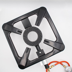 Réchaud à gaz portable en fonte, alimenté au propane, une seule pièce, pour le camping en plein air, avec régulateur - Product Image 3